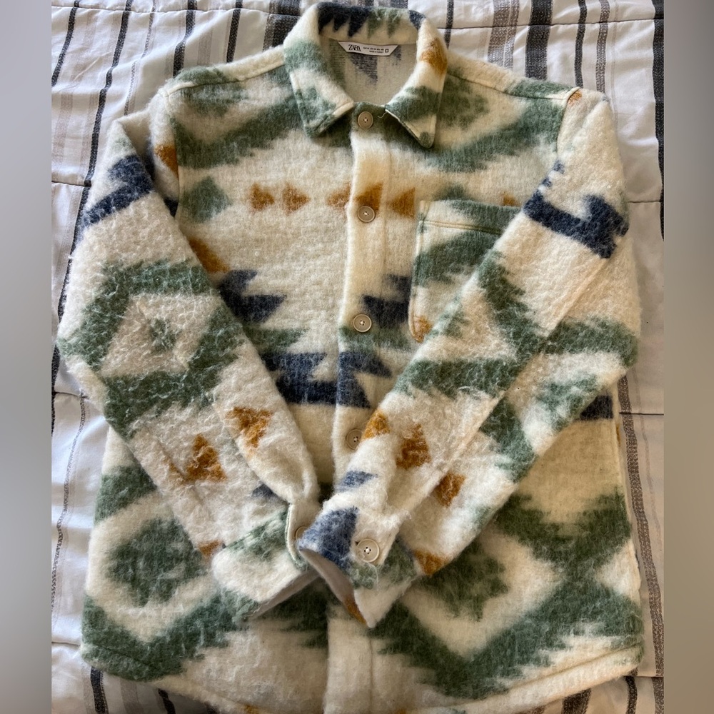 Zara men’s shirt jacket Mens Sz medium